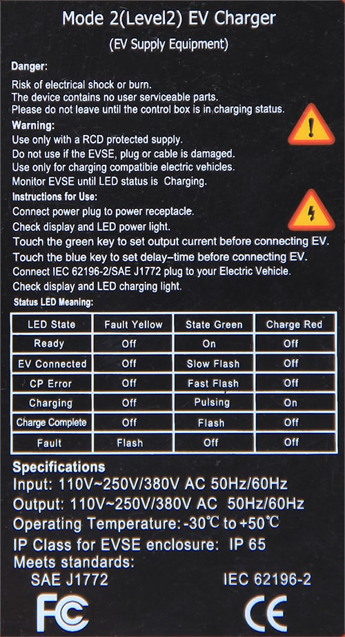 5-EVMOTIONS Gamma EVSE Type2 (3x32A) ladekabel